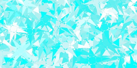 Light Blue, Green vector backdrop with triangles, lines.