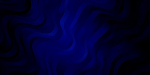 Dark BLUE vector texture with wry lines.