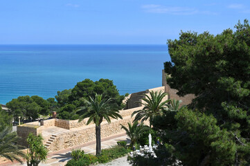 Fototapeta na wymiar View of Alicante from Santa Barbara Castle, Costa Blanca, Spain