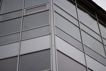 Details of office building. Modern architecture.