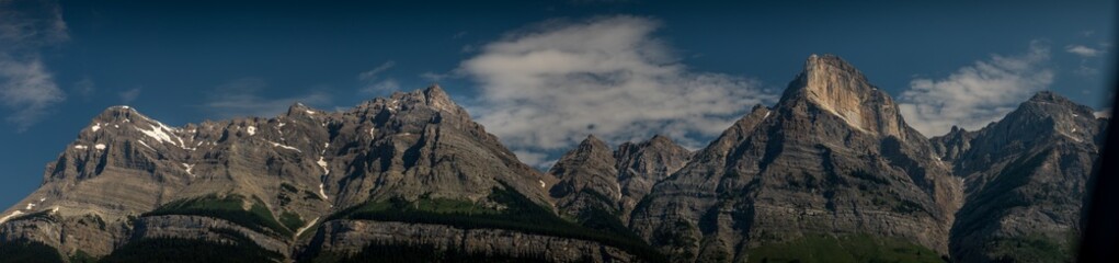 Views of Mount Murchison from Saskatchewan Crossing Banff National Park Alberta Canada