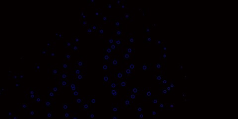 Dark BLUE vector backdrop with circles.