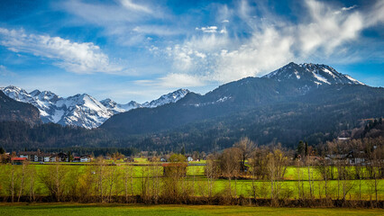 In den Allgäuer Alpen bei Oberstdorf