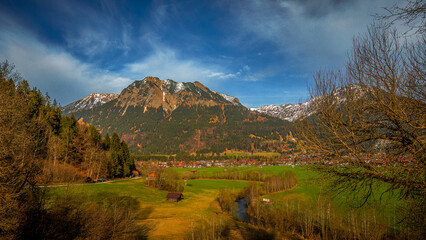 In den Allgäuer Alpen bei Oberstdorf