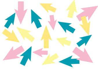 矢印のイラスト背景素材