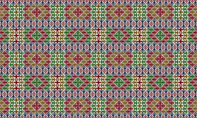 unique ethnic pattern background vector design