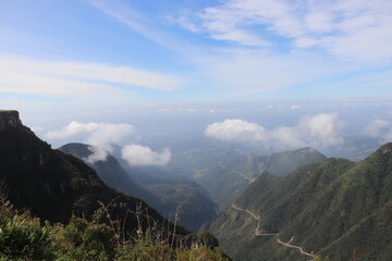 view of the mountains