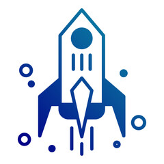 Obraz premium start up symbol rocket icon