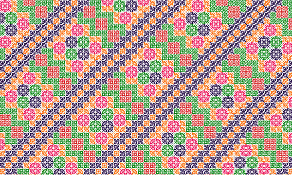 unique ethnic pattern background vector design