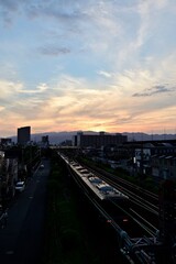 Fototapeta na wymiar 夕陽
