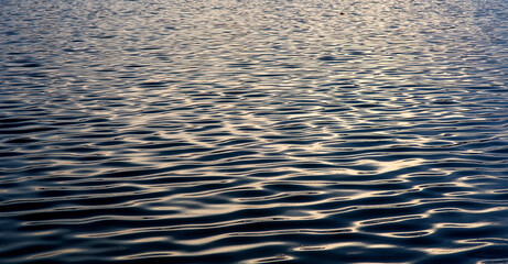 Background of the waves with sunlight