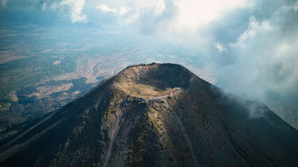 Izalco Volcano, El Salvador - obrazy, fototapety, plakaty