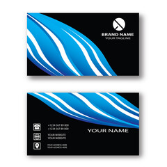 Modern business card design template