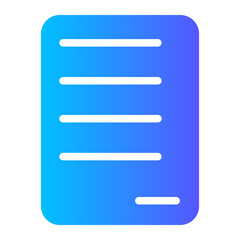 document gradient icon