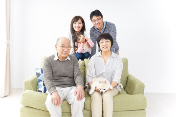 Group photo of family - Powered by Adobe