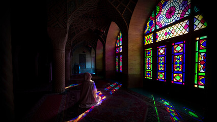 The Nasir al-Mulk Mosque also known as the Pink Mosque is a traditional mosque in Shiraz, Iran