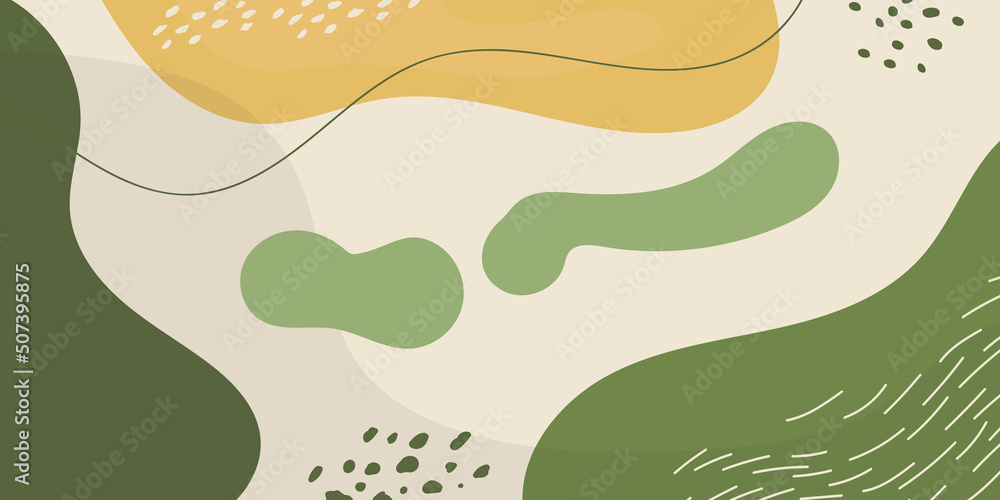 Wall mural abstract creative backgrounds in minimal trendy style with copy space for text.