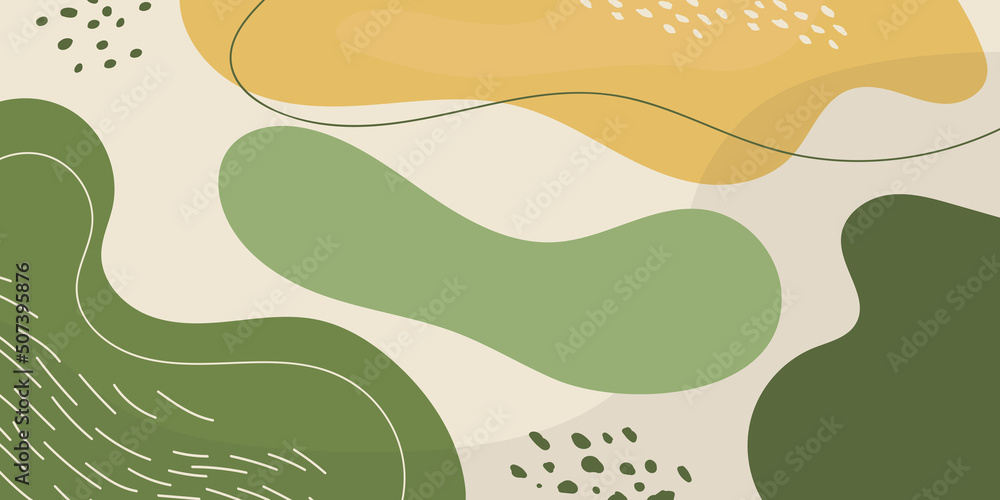 Wall mural abstract creative backgrounds in minimal trendy style with copy space for text.