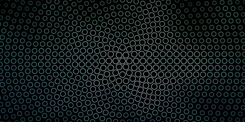 Dark Blue, Green vector texture with circles.