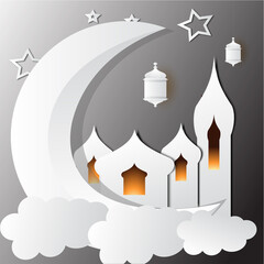 design vector or Ramadhan Kareem