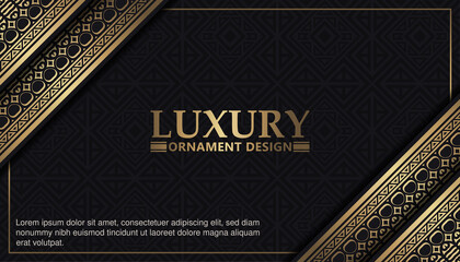 Elegant pattern style dark background