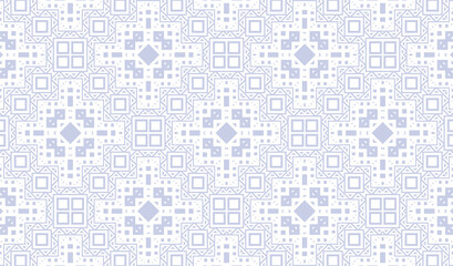 elegant white seamless geometric pattern