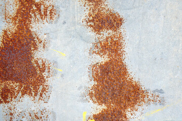 old rusted iron background decay