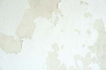 white cement wall background with discolored