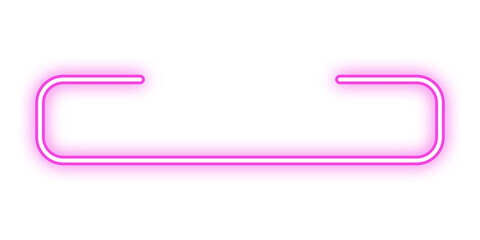 rectangle neon frame