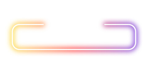 gradient rectangle neon frame