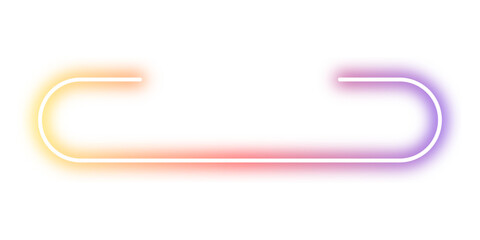 gradient rectangle neon frame