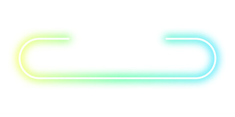 gradient rectangle neon frame