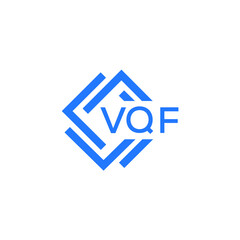 VQF technology letter logo design on white  background. VQF creative initials technology letter logo concept. VQF technology letter design.
