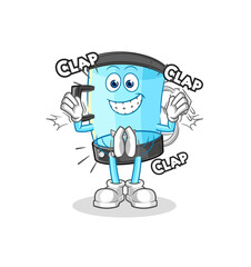 blender applause illustration. character vector