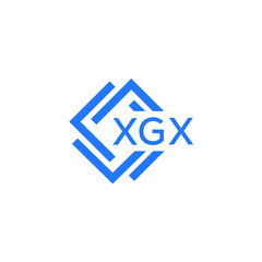 XGX technology letter logo design on white  background. XGX creative initials technology letter logo concept. XGX technology letter design.
