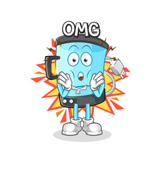 blender Oh my God vector. cartoon character