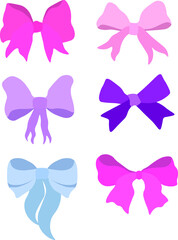 Bows  Set Clipart