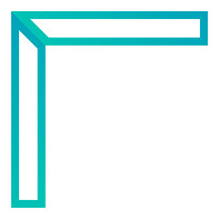 colorful frame border corner