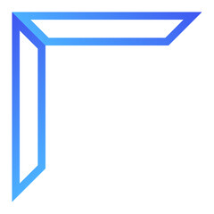 colorful frame border corner