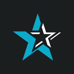 Star logo vector icon design