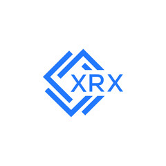 XRX technology letter logo design on white  background. XRX creative initials technology letter logo concept. XRX technology letter design.
