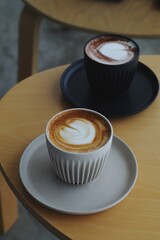 cup of coffee and chocolate