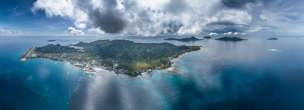 The Remote Pacific Island Of Chuuk / Truk Is Part Of The Federated States Of Micronesia.