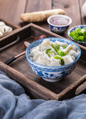 Wonton is a traditional Chinese snack