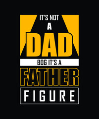 Father's Day Typography T-shirt Design 