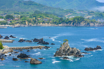 三陸海岸　巨釜半造

