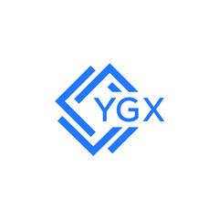 Obraz premium YGX technology letter logo design on white background. YGX creative initials technology letter logo concept. YGX technology letter design.