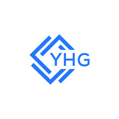 YHG technology letter logo design on white  background. YHG creative initials technology letter logo concept. YHG technology letter design.

