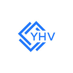 YHV technology letter logo design on white  background. YHV creative initials technology letter logo concept. YHV technology letter design.


