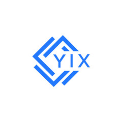 YIX technology letter logo design on white  background. YIX creative initials technology letter logo concept. YIX technology letter design.

